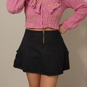 Cider cargo mini skirt